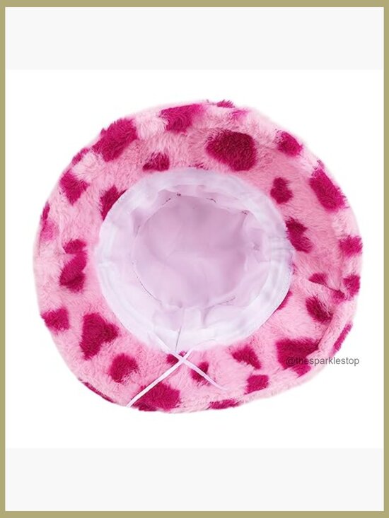Faux Fur Bucket Hat Winter Warm Fisherman Hat Crushable Packable main image 4